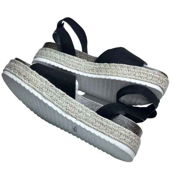 Torrid NWT Double Strap Esp Rope Platform Sandals 12 - Picture 14 of 16